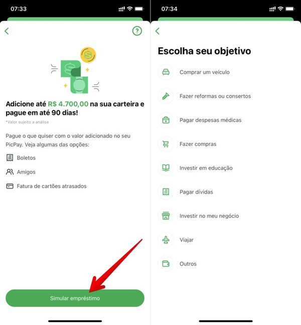 como pedir emprestimo no picpay bancos digitais techtudo