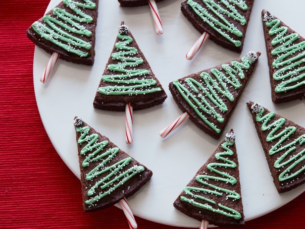 Brownie em forma de Árvore de Natal (Foto: Food Network)