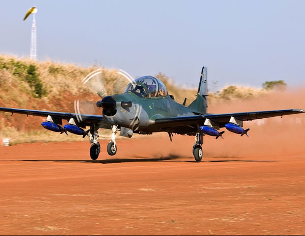 A-29 Super Tucano é usado por 13 forças aéreas no mundo (Foto: Divulgação/Embraer)