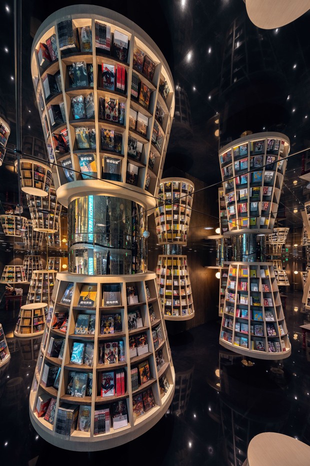 Livraria na China impressiona com ilusão de óptica (Foto: Reprodução)