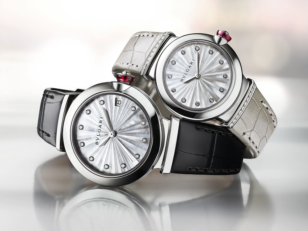 Novos modelos do Lvcea, novidade de 2021 dos relógios da Bulgari  (Foto: Divulgação)