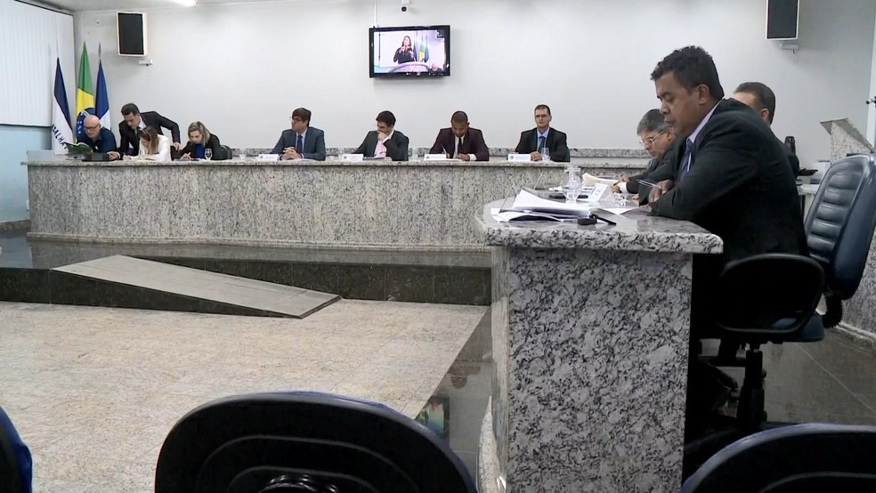 Vereador teve mandato cassado em Nova Venécia, no ES (Foto: Manfrini Roberto/ TV Gazeta)