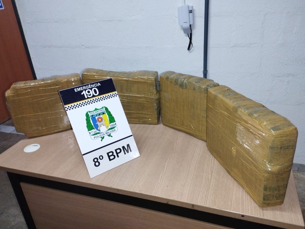Drogas apreendidas pela PM — Foto: Polícia Militar/Divulgação