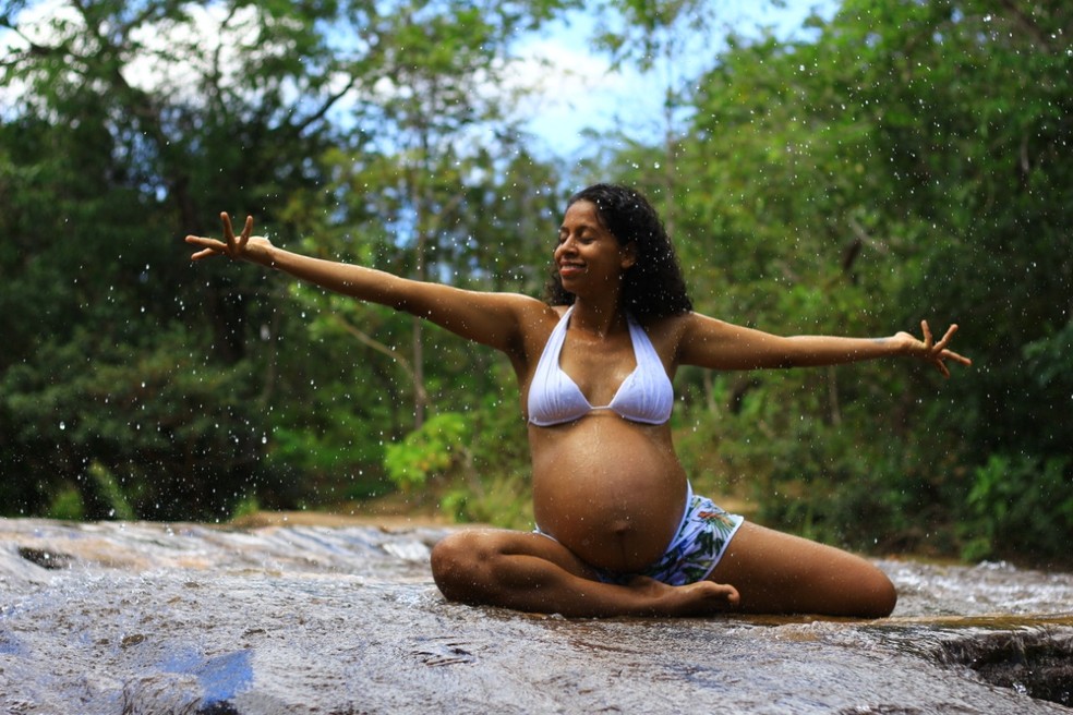  Instrutora de yoga e psicóloga mora em Chapada dos Guimarães — Foto: Arquivo pessoal