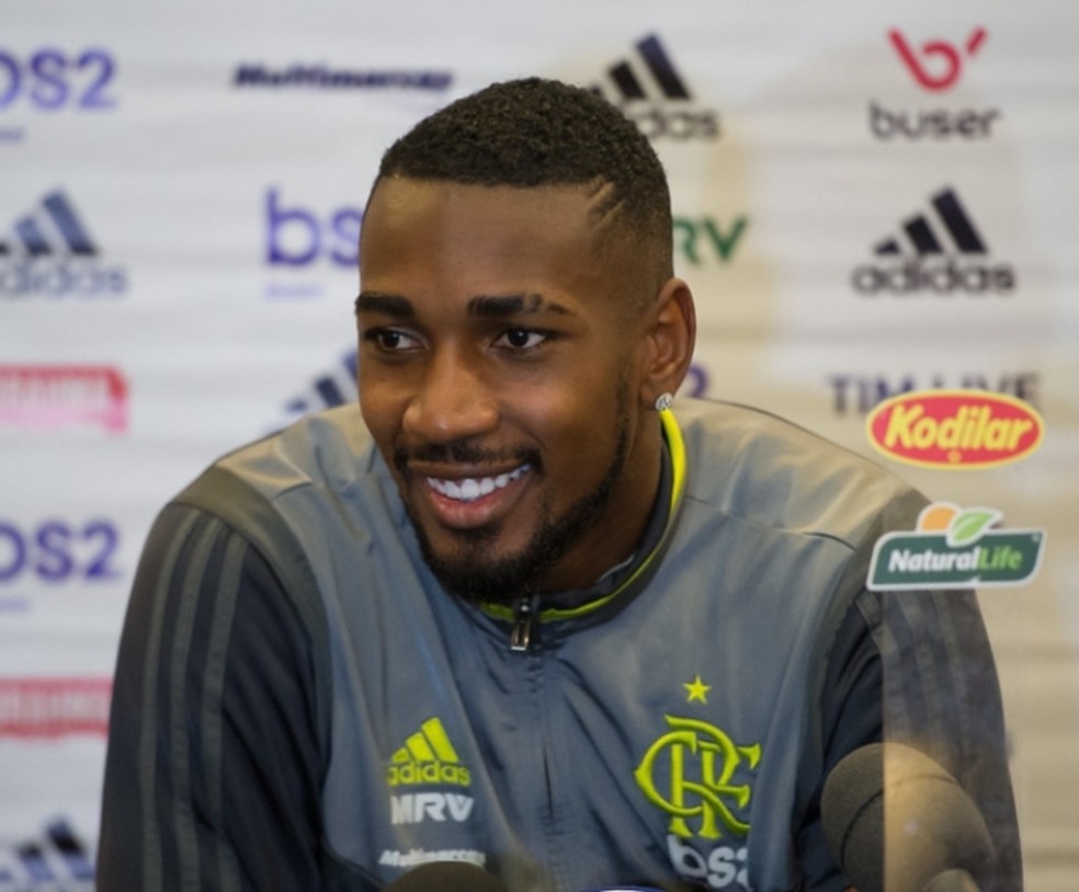 Gerson, volante do Flamengo — Foto: Alexandre Vidal/Flamengo