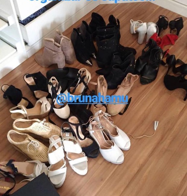 Bruna Hamú mostra nova organização de closet (Foto: Instagram/ Reprodução)