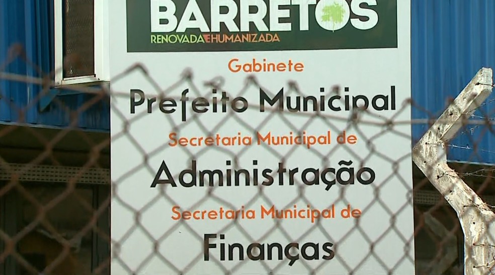Fachada da Prefeitura de Barretos (SP) — Foto: Valdinei Malaguti/EPTV/Arquivo