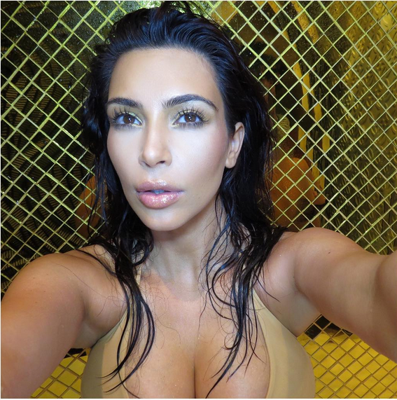 Kim Kardashian: a rainha das selfies (Foto: Instagram/Reprodução)