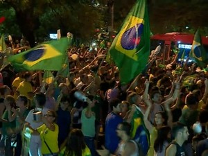 Protesto Porto Alegre (Foto: Reprodução/RBS TV)