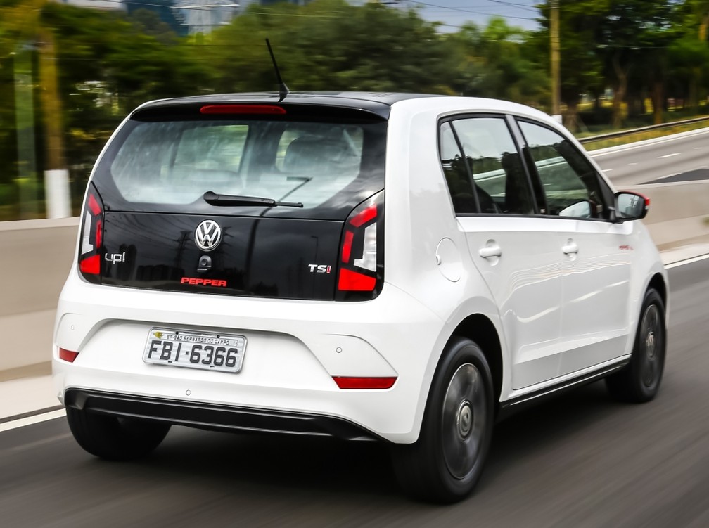 Volkswagen Up deve sofrer novo reposicionamento com foco nas versões turbo — Foto: Divulgação/Volkswagen