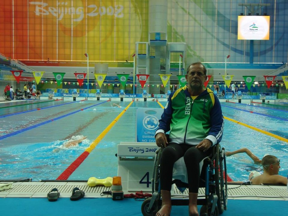 Adriano Galvão Pereira disputou Jogos Paralímpicos de Pequim 2008 (Foto: Arquivo pessoal)