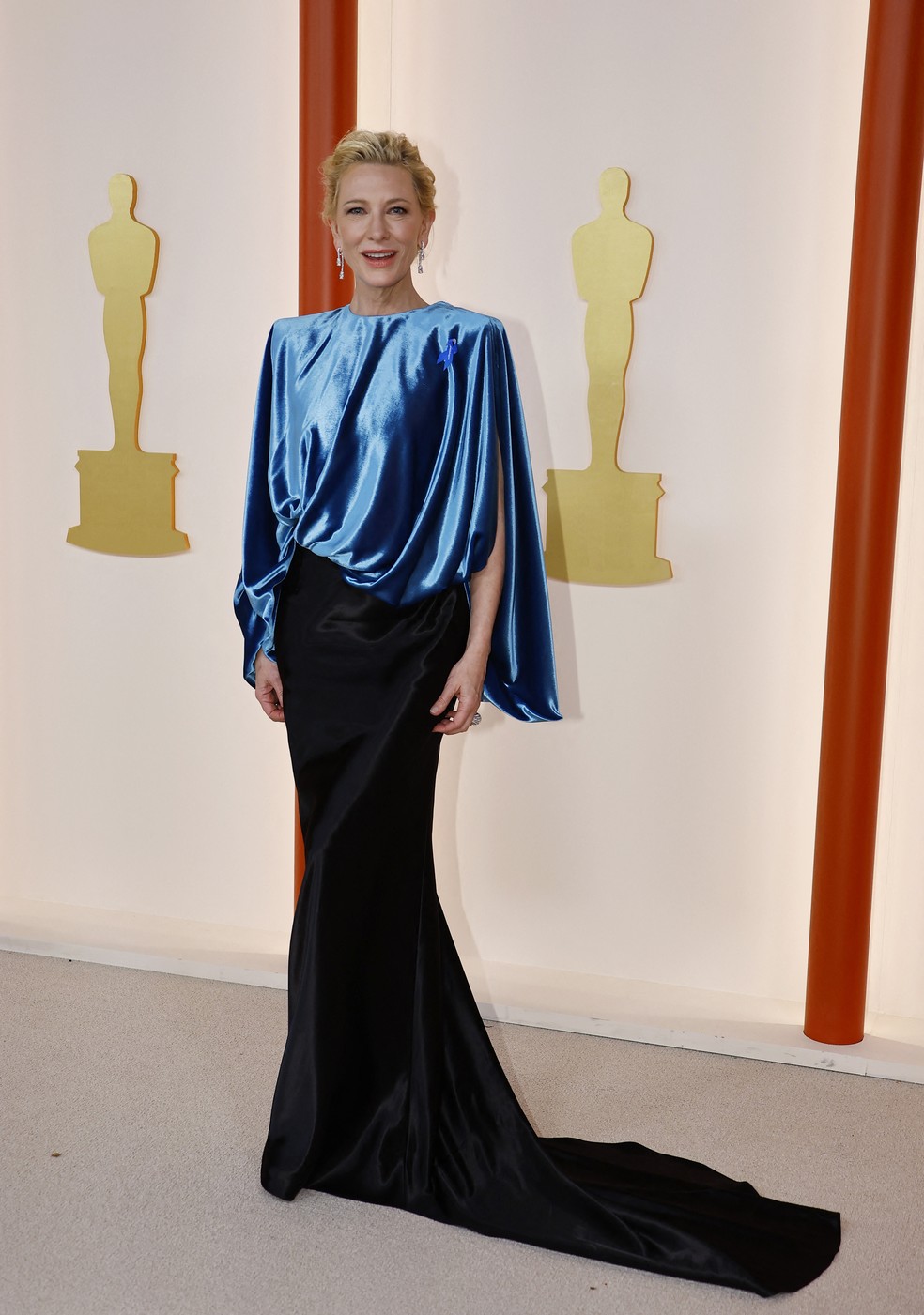 Cate Blanchett no Oscar 2023 — Foto: Reuters/Eric Gaillard
