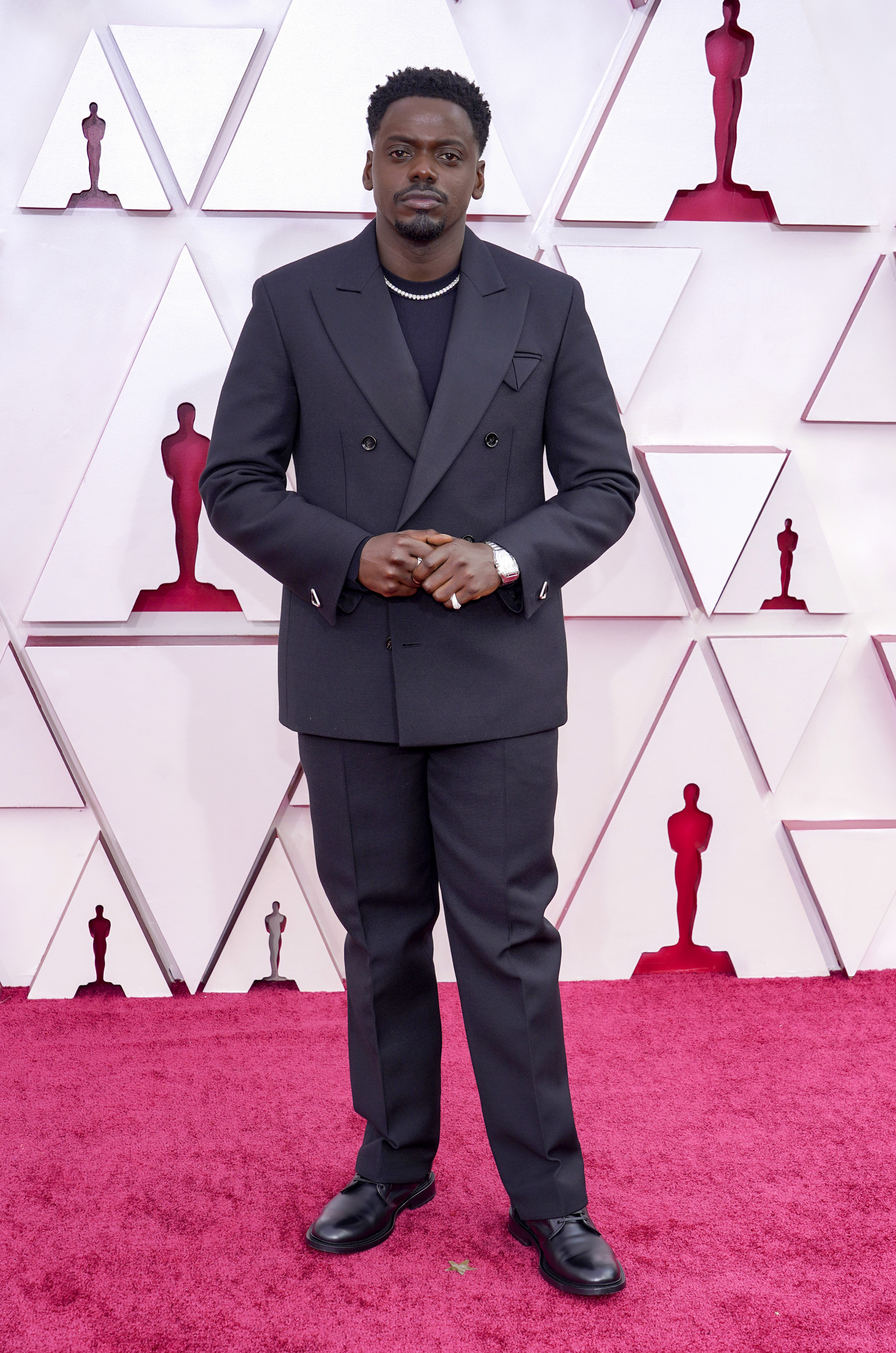 LOS ANGELES, CALIFORNIA – APRIL 25: Daniel Kaluuya attends the 93rd Annual Academy Awards at Union Station on April 25, 2021 in Los Angeles, California. (Photo by Chris Pizzelo-Pool/Getty Images) (Foto: Getty Images)