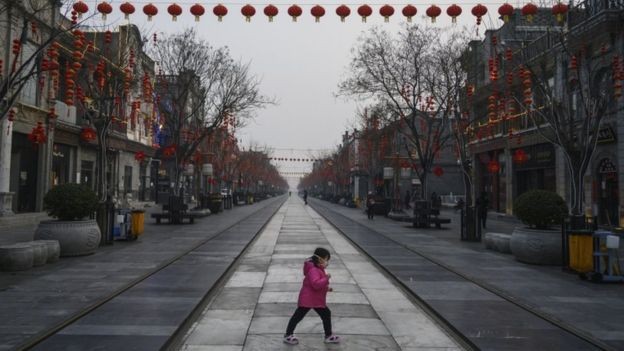 BBC - A desaceleração da economia chinesa como resultado do surto de coronavírus teve consequências ambientais positivas (Foto: Getty Images via BBC News)