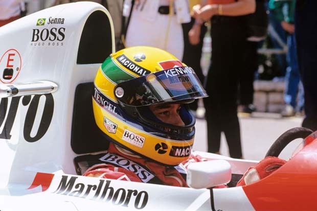 Ayrton Senna em Mônaco (Foto: Norio Koike)