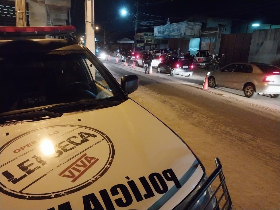 Operação Lei Seca na zona Oeste de Natal — Foto: Divulgação/CPRE