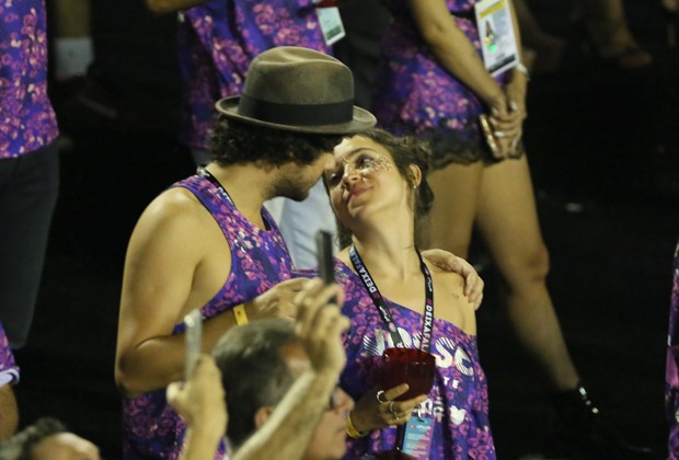 George Sauma e Valentina Bandeira (Foto: Wallace Barbosa/AgNews)