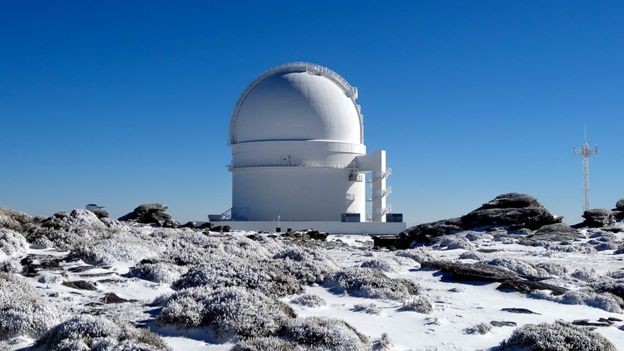 BBC: A estrela foi descoberta usando o observatório Calar Alto, na Espanha (Foto: CALAR ALTO OBSERVATORY VIA BBC)