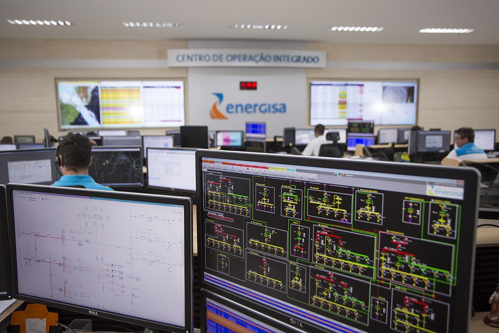 Tecnologia: Centro de Operação da Energisa Sul-Sudeste controla o sistema elétrico das 82 cidades atendidas pela empresa  — Foto: Divulgação