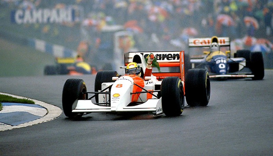 Obra Prima De Ayrton Senna Em Donington Park Completa 25 Anos F1 Memoria Ge