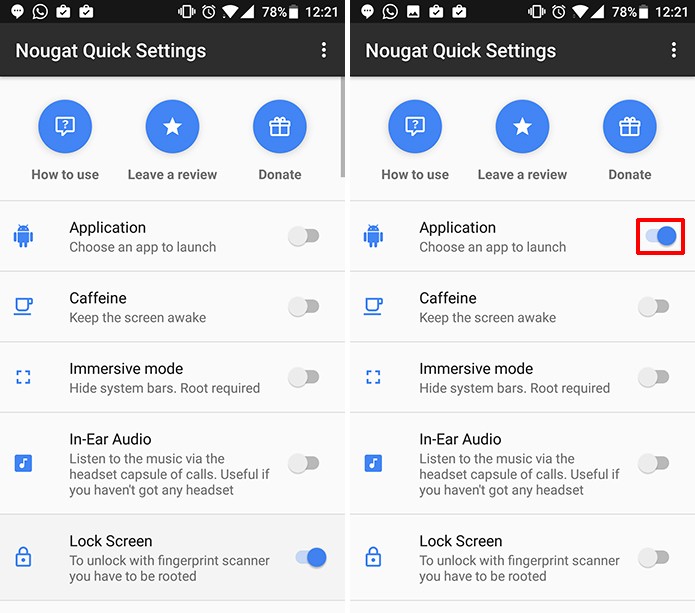Nougat Quick Settings traz diversas opções para mudar a central de notificações do Android (Foto: Reprodução/Elson de Souza)