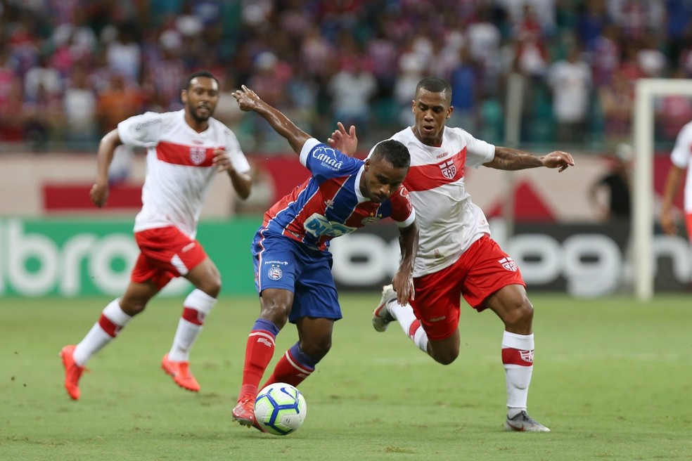 CRB enfrentou o Bahia na terceira fase do ano passado — Foto: Felipe Oliveira/Divulgação/E.C. Bahia