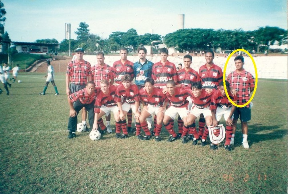 Marcos passou pela base do Flamengo e levou Lucas e Matheus (Foto: DivulgaÃ§Ã£o)