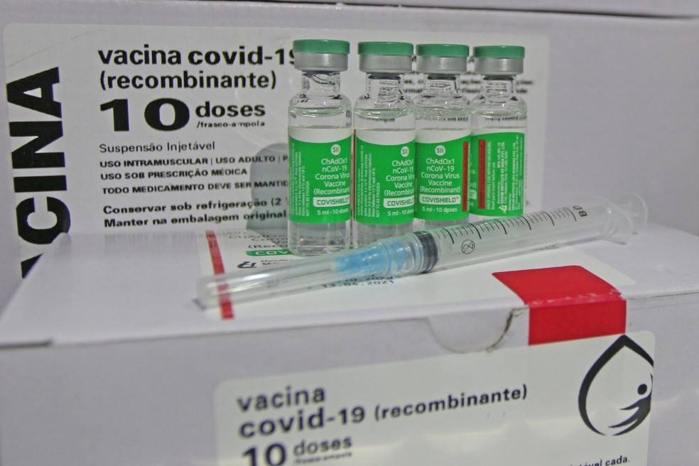 Doses da vacina de Oxford contra a Covid-19  — Foto: Divulgação/Prefeitura de Rio Preto 