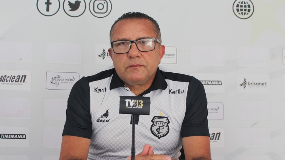 Suélio Lacerda: de coordenador técnico a treinador interino do Treze — Foto: Cassiano Cavalcanti / Treze