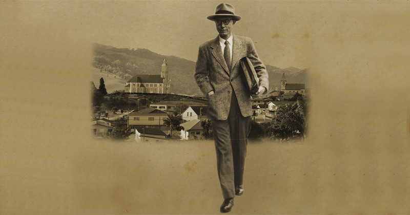 Egon Schaden, antropólogo orientador de Gioconda Mussolini (Foto: Divulgação/DVD Egon Schaden -uma trajetória antropológica)