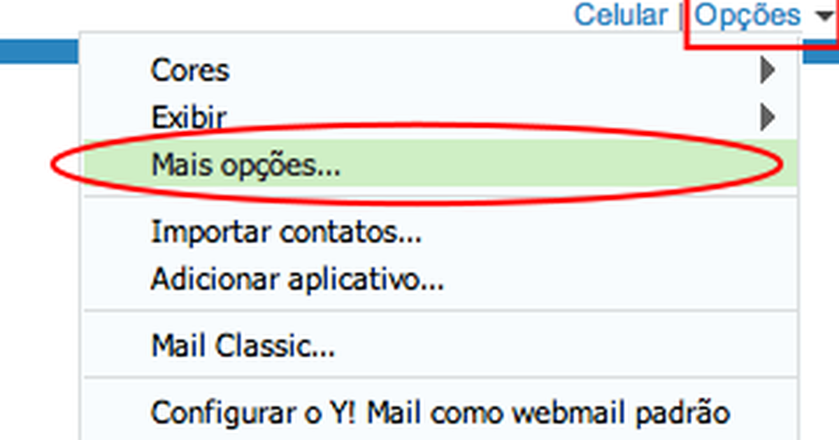 Configurar Yahoo