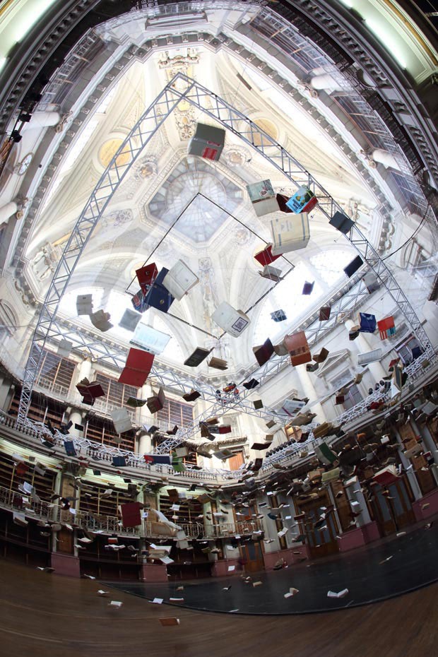 Flying Books (Foto: Cortesia Universidad Nacional de Tres de Febrero / Muntref)
