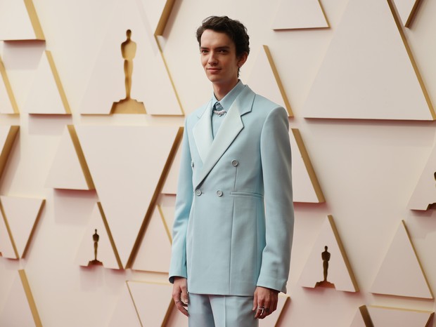 HOLLYWOOD, CALIFORNIA - MARCH 27: Kodi Smit-McPhee attends the 94th Annual Academy Awards at Hollywood and Highland on March 27, 2022 in Hollywood, California. (Photo by Mike Coppola/Getty Images) (Foto: Getty Images)