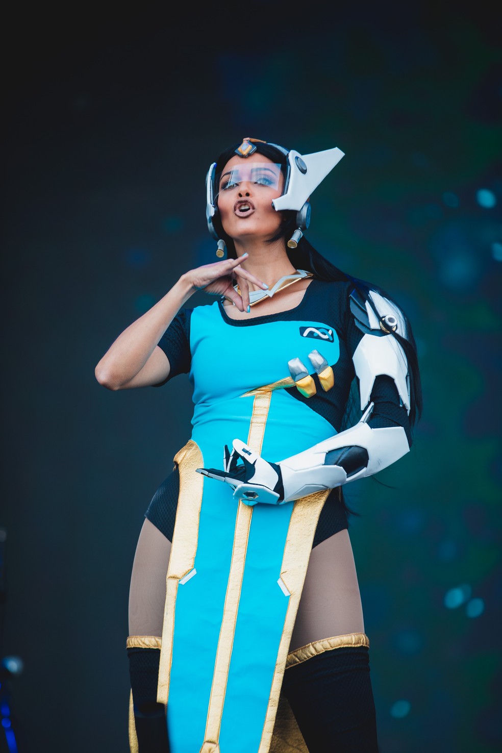 Concurso de Cosplay animou o palco Gênesis — Foto: Francisco Costa/Game XP/Divulgação