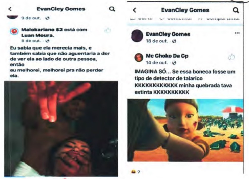 Ao analisar postagens de acusado nas redes sociais, polícia constatou que ele planejava o crime — Foto: Reprodução