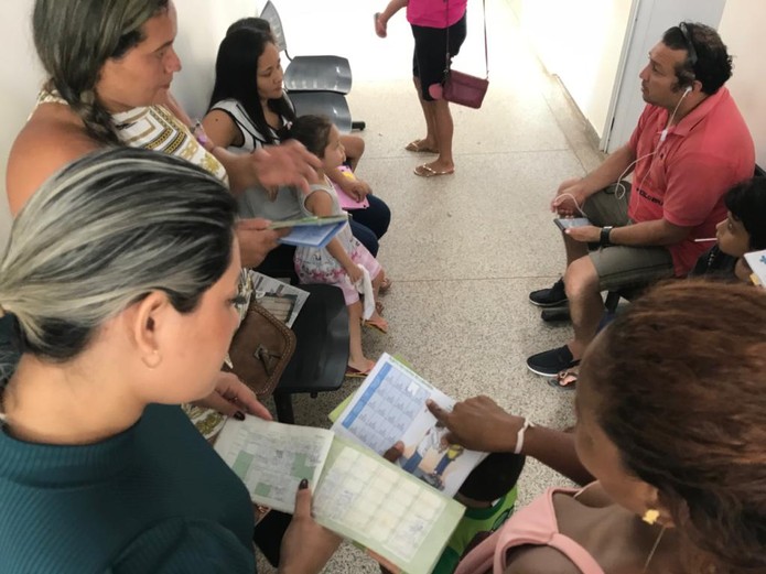 Mulheres têm a oportunidade de cuidar mais da própria saúde em programação voltada para o público feminino em Macapá — Foto: Caio Coutinho/G1