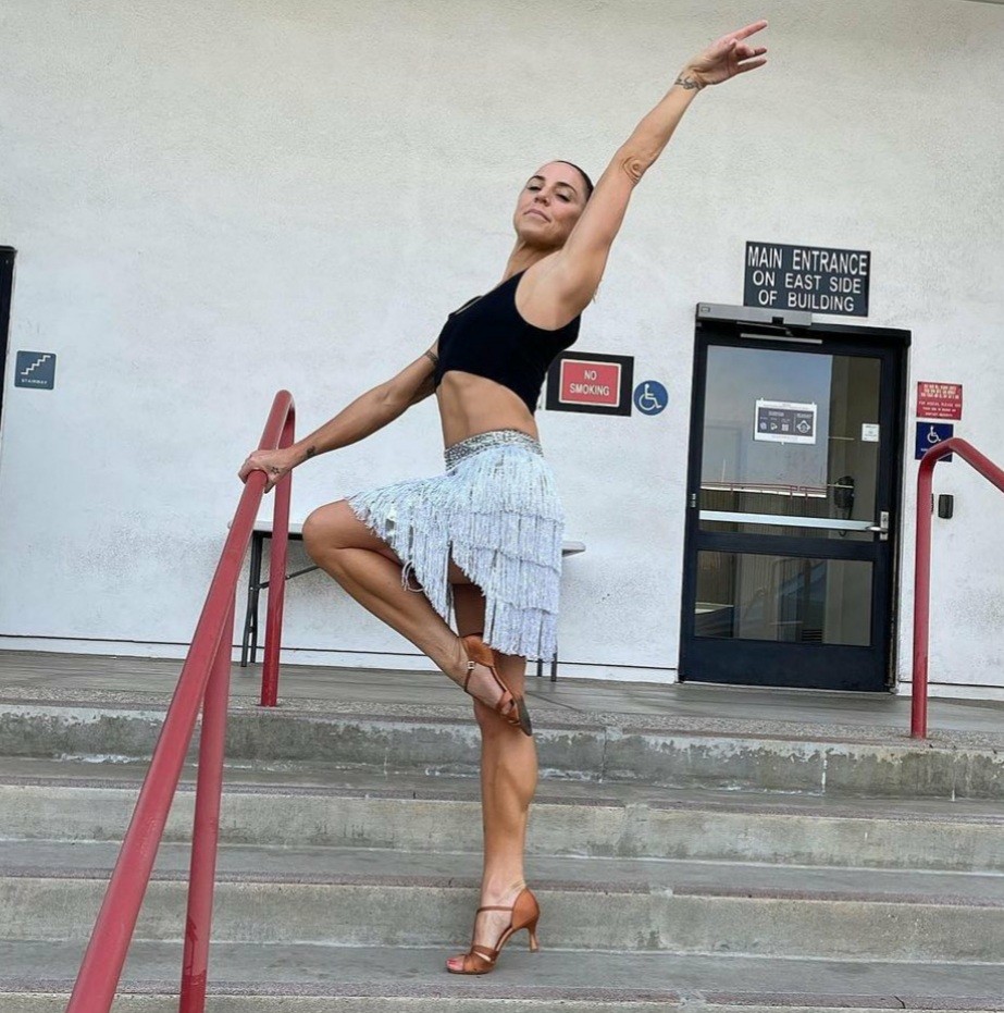 Mel C se prepara para competir no Dancing with Stars  (Foto: Reprodução / Instagram )