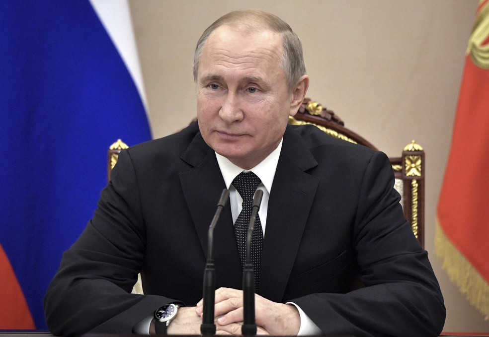 Vladimir Putin â€” Foto: Alexei Nikolsky, Sputnik, Kremlin Pool 