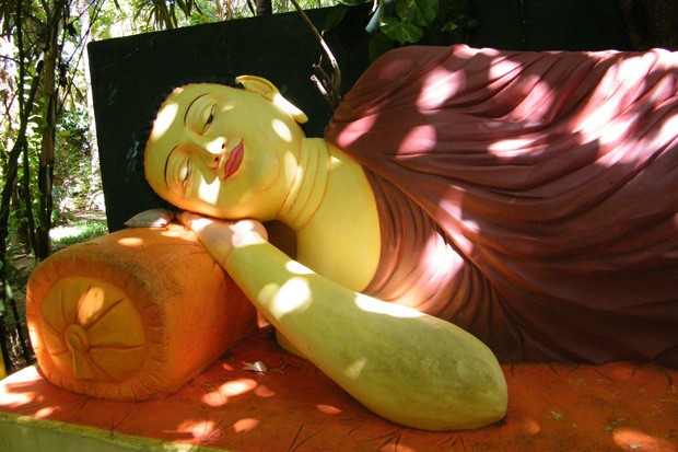 Imagem do Buda é encontrada de diversas formas, em todos os lugares (Foto: Sebastião Rinaldi)