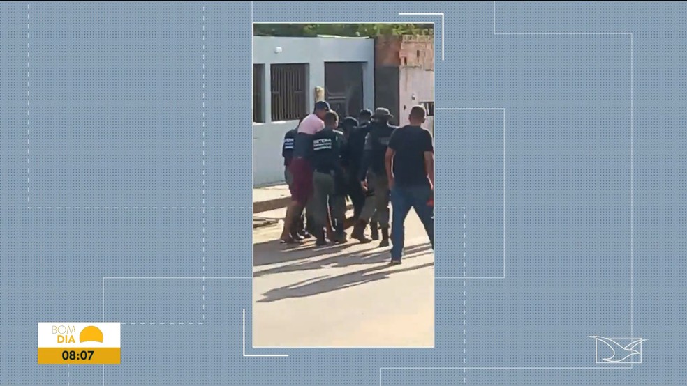 Preso foi recapturado após fuga em Codó — Foto: Reprodução/TV Mirante