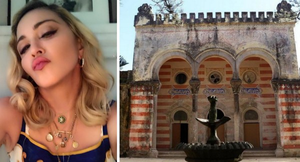A cantora Madonna e o palacete do século 18 alugado por ela em Portugal (Foto: Instagram)