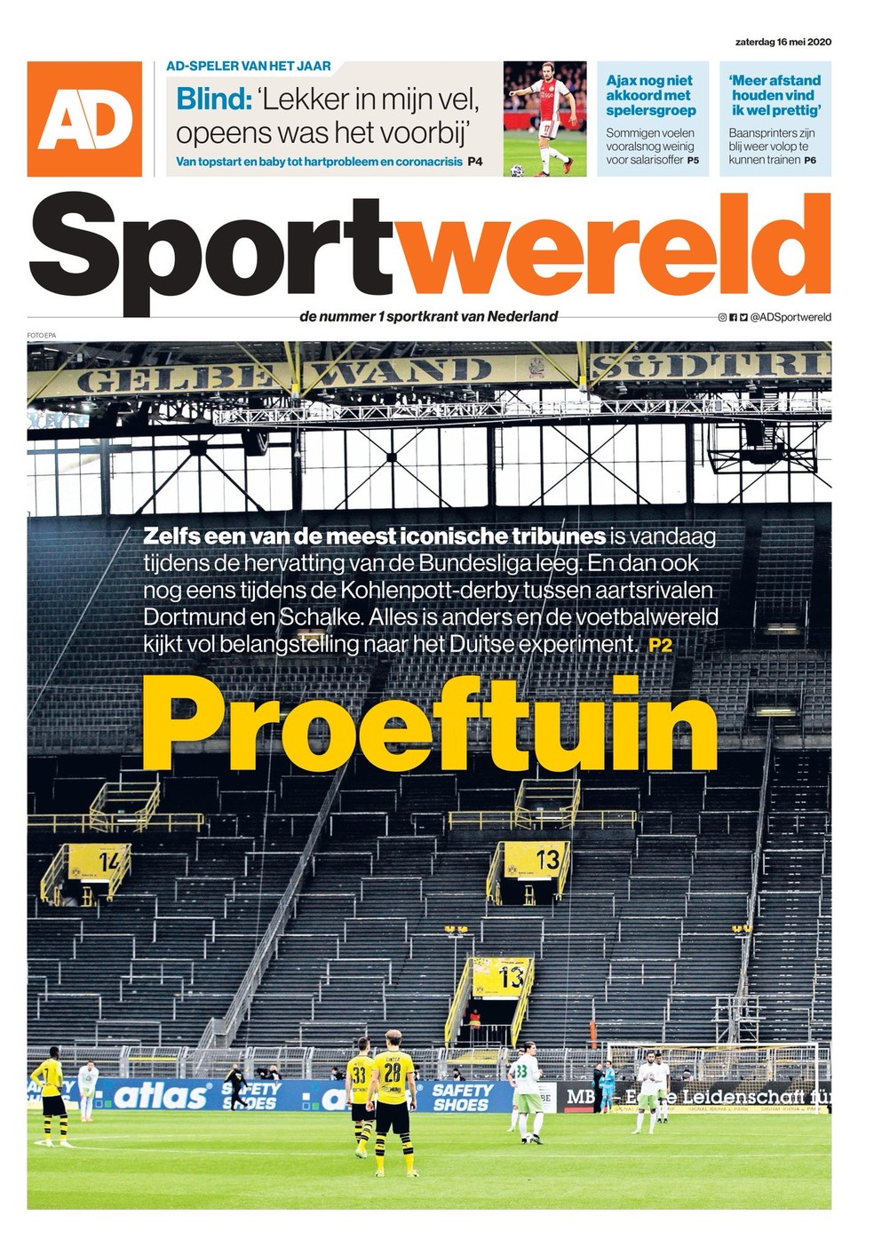 AD Sport, da Holanda — Foto: Reprodução/AD Sport