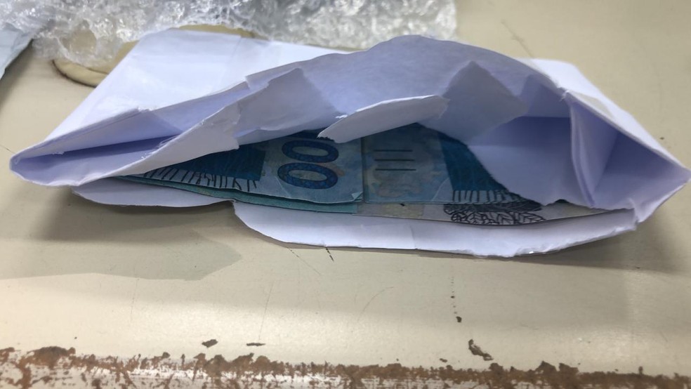  Segundo a PF, já foram realizadas mais 4 prisões em flagrante por recebimento de dinheiro falso na região do centro-oeste paulista — Foto: Polícia Federal/ Divulgação
