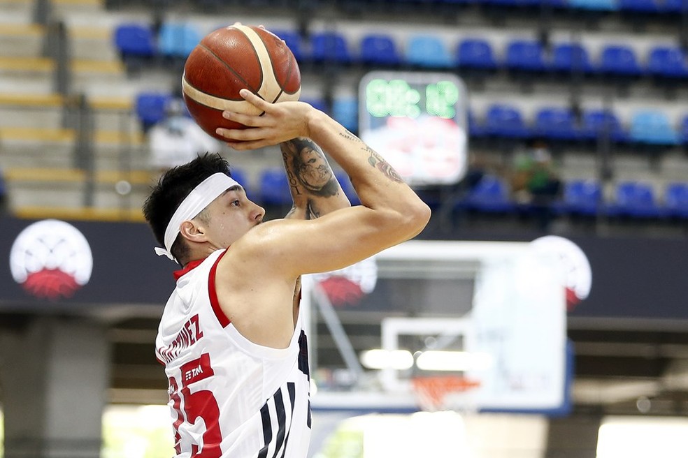 Lucas Martinez, do Flamengo, nas quartas de final da Champions League Am&eacute;ricas &mdash; Foto: Fiba