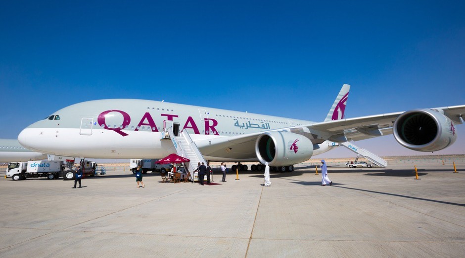A Arábia Saudita proibiu a entrada de voos da Qatar Airways (Foto: Divulgação)