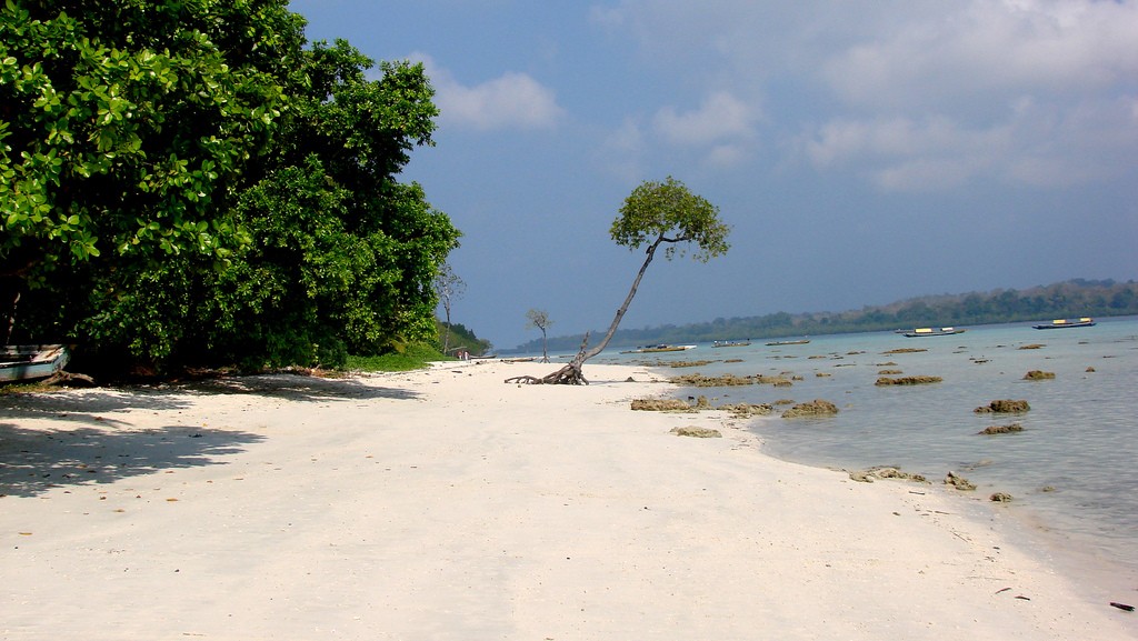 Uma das ilhas da Baía de Bengal. Não é New Moore (Foto: Creative Commons)