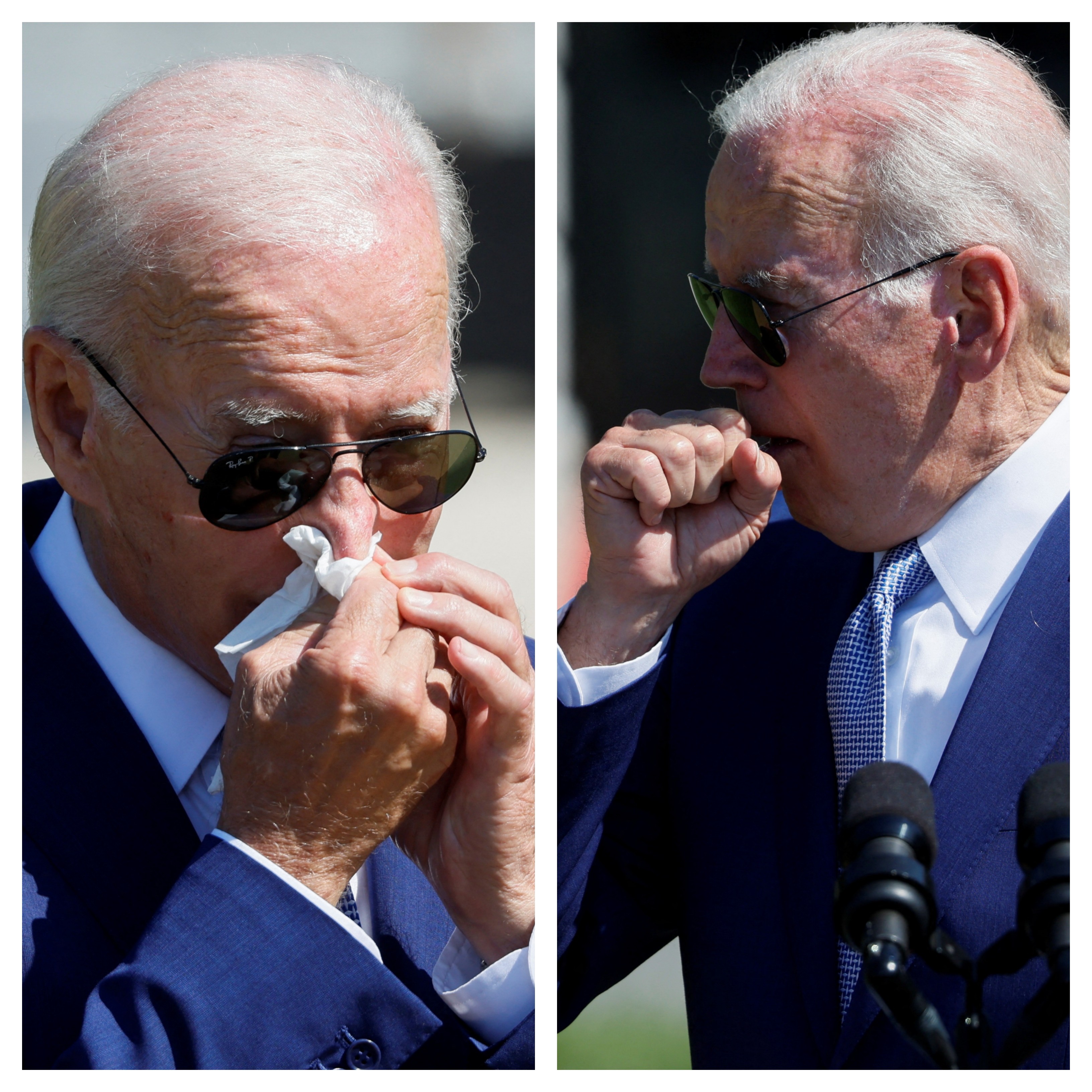 Ex-asmático, Joe Biden tosse repetidamente em discurso, e governo dos EUA diz que ele não tem Covid; veja vídeo
