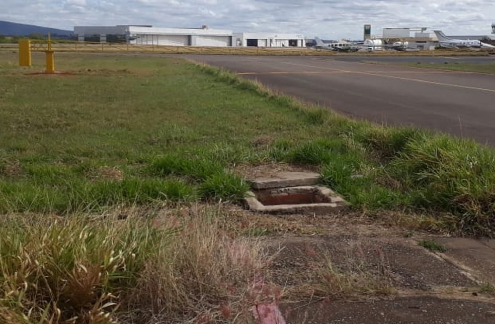 Cancela em operação no Aeroporto de Sorocaba, em 2019  — Foto: Divulgação