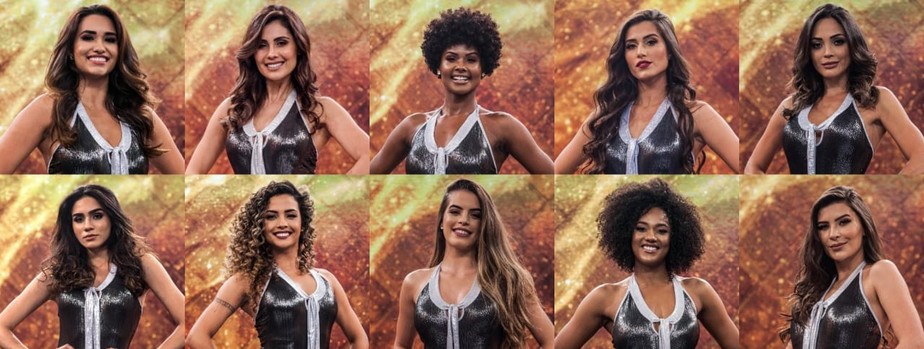 Assistente De Palco Do Faustão Nua Domingao Do Faustao Tem 11 Novas Bailarinas Conheca Domingao Do Faustao Gshow