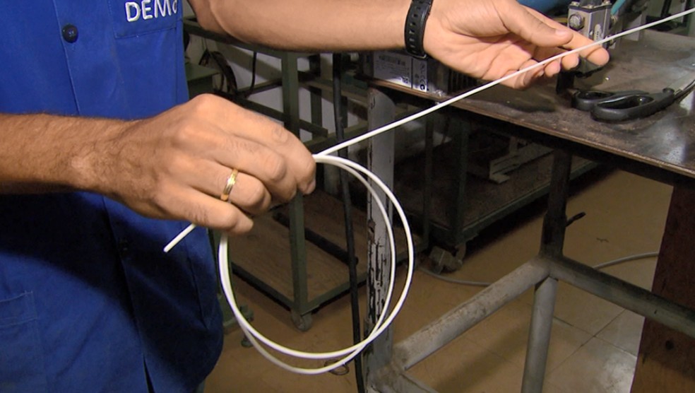 Pesquisadoras da UFSCar e do Cefet criam canudinho feito de amido de mandioca — Foto: Reprodução EPTV